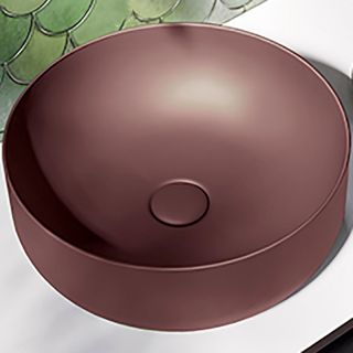 Раковина Kerasan Nolita 534475 Borgogna matt 40 см